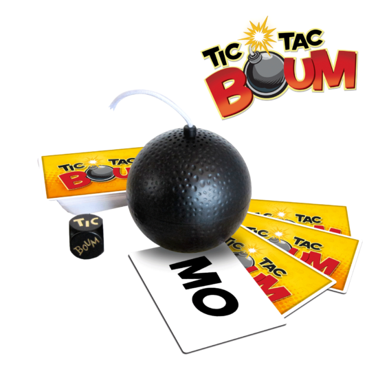 Tic Tac Boum. Juego de mesa Infantil. Divertido juego de cartas y  educativo. Aprende nuevas palabras. Desarrolla habilidades lingüísticas. De  2 a 12